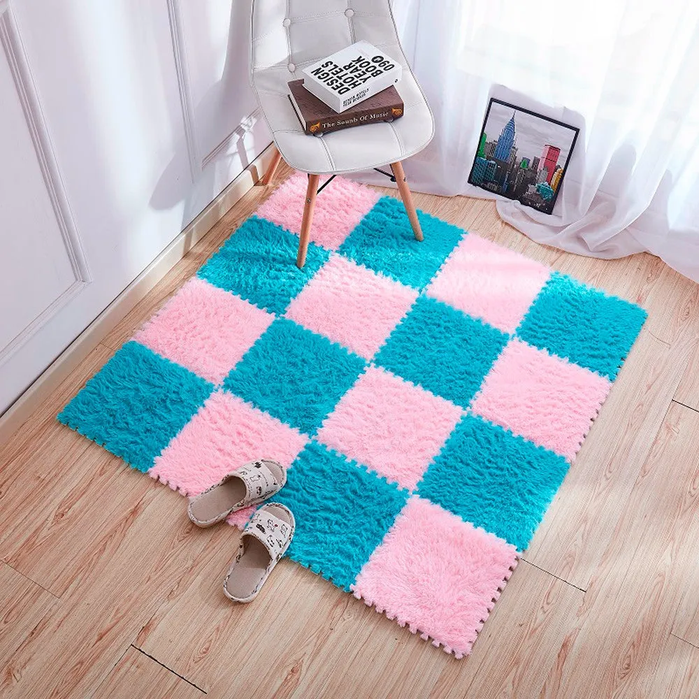 Ramadan new stitching velvet mat mat suede carpet puzzle foam mat eva bedroom full home floor mat baby crawling mat mat