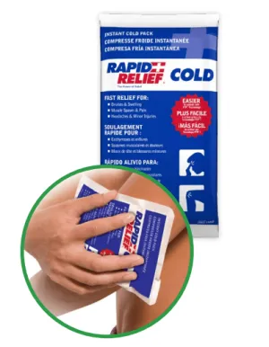 Rapid Relief Instant Cold Packs