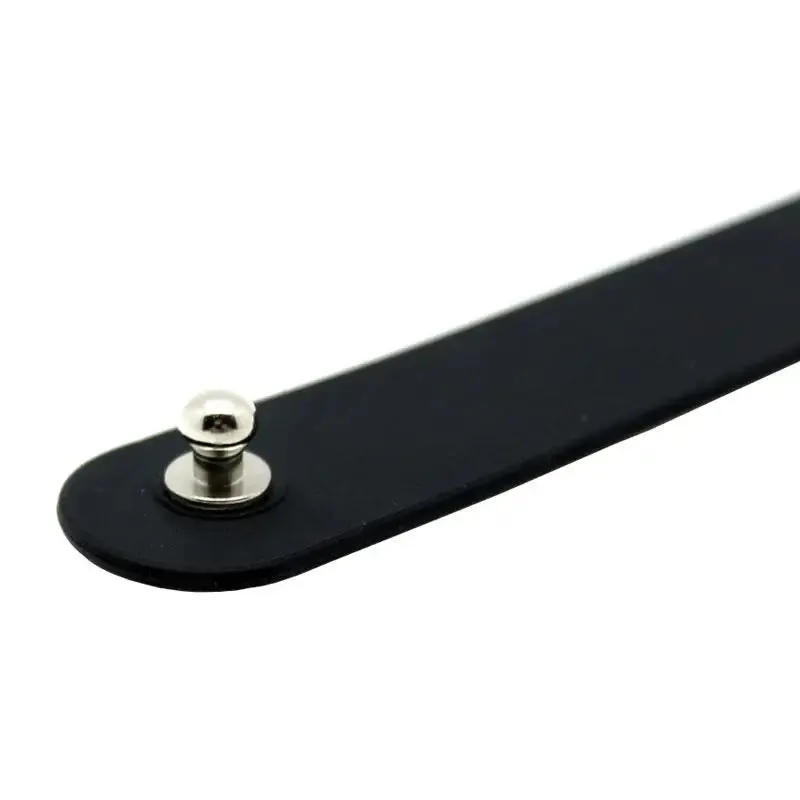 Rimba Black Silicone Adjustable Bitch Collar