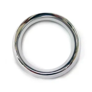 Rouge Garments Stainless Steel Silver Doughnut Cock Ring