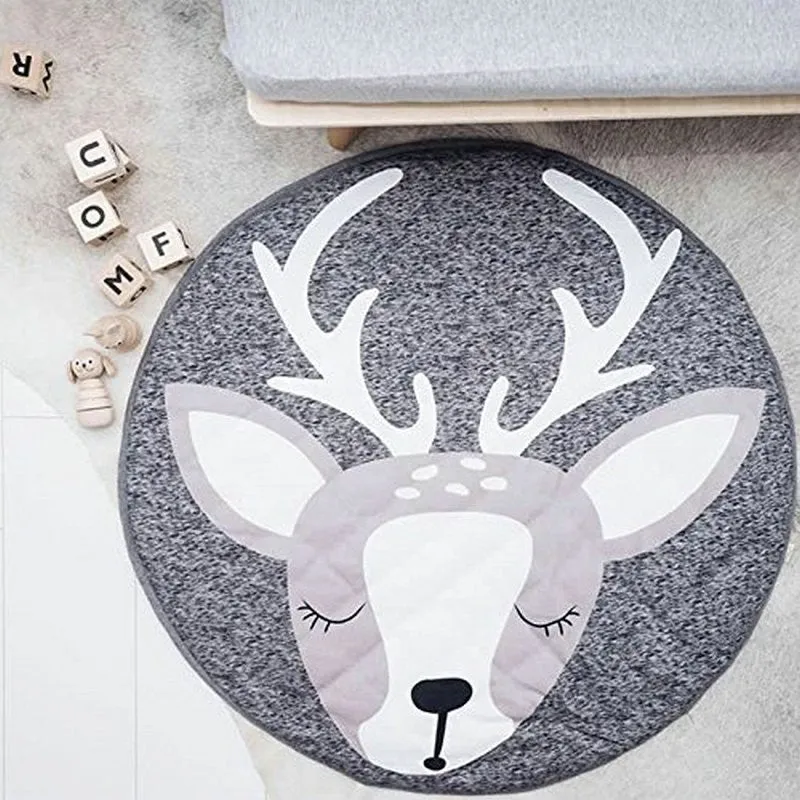 Round Floor Play Mat 90CM