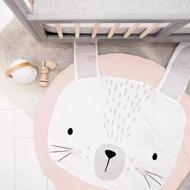 Round Floor Play Mat 90CM