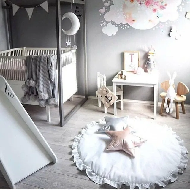 Round Floor Play Mat 90CM