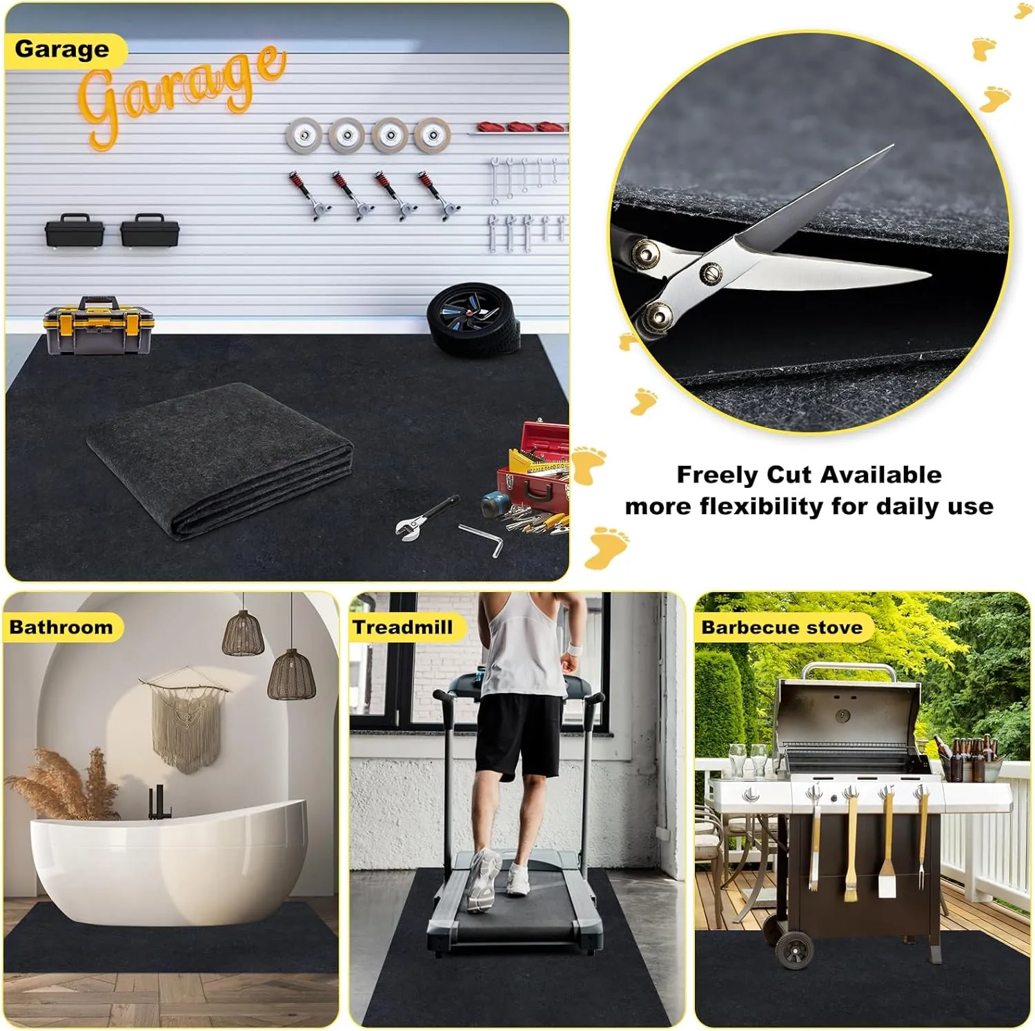 Shed Mat, Outdoor Storage Shed Flooring Mat, Carport Garage Floor Mat, Waterproof Moistureproof