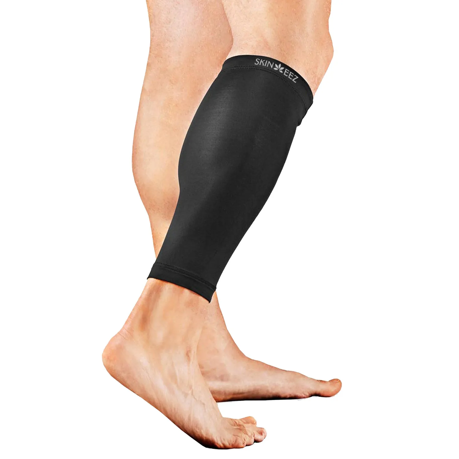Skineez Medical Grade Moderate Compression Black Calf Sleeve