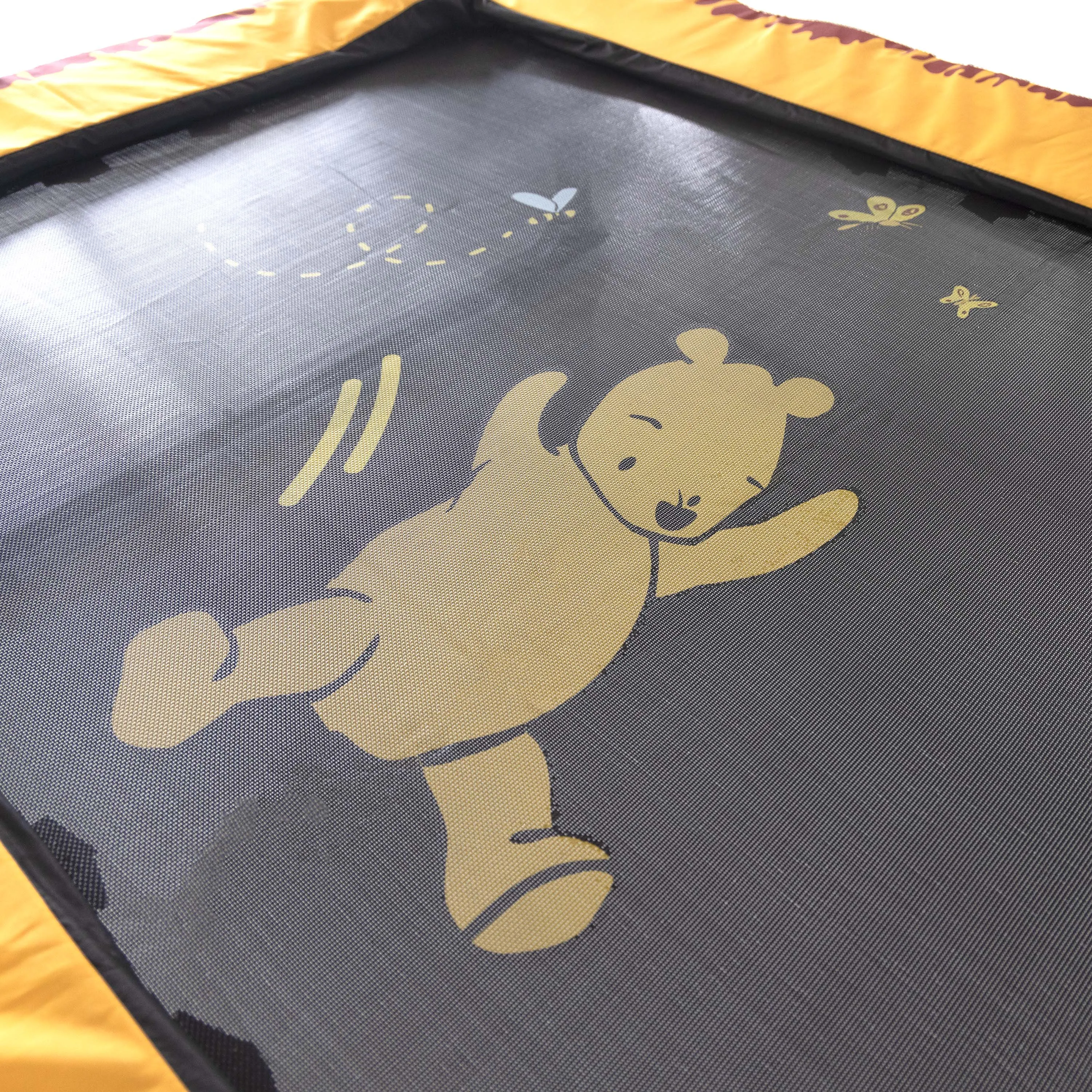 Skywalker Trampolines 6 x 4 Ft. Rectangle Winnie the Pooh Mini Trampoline for Kids