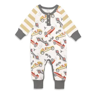 Speed Racer Henley Romper