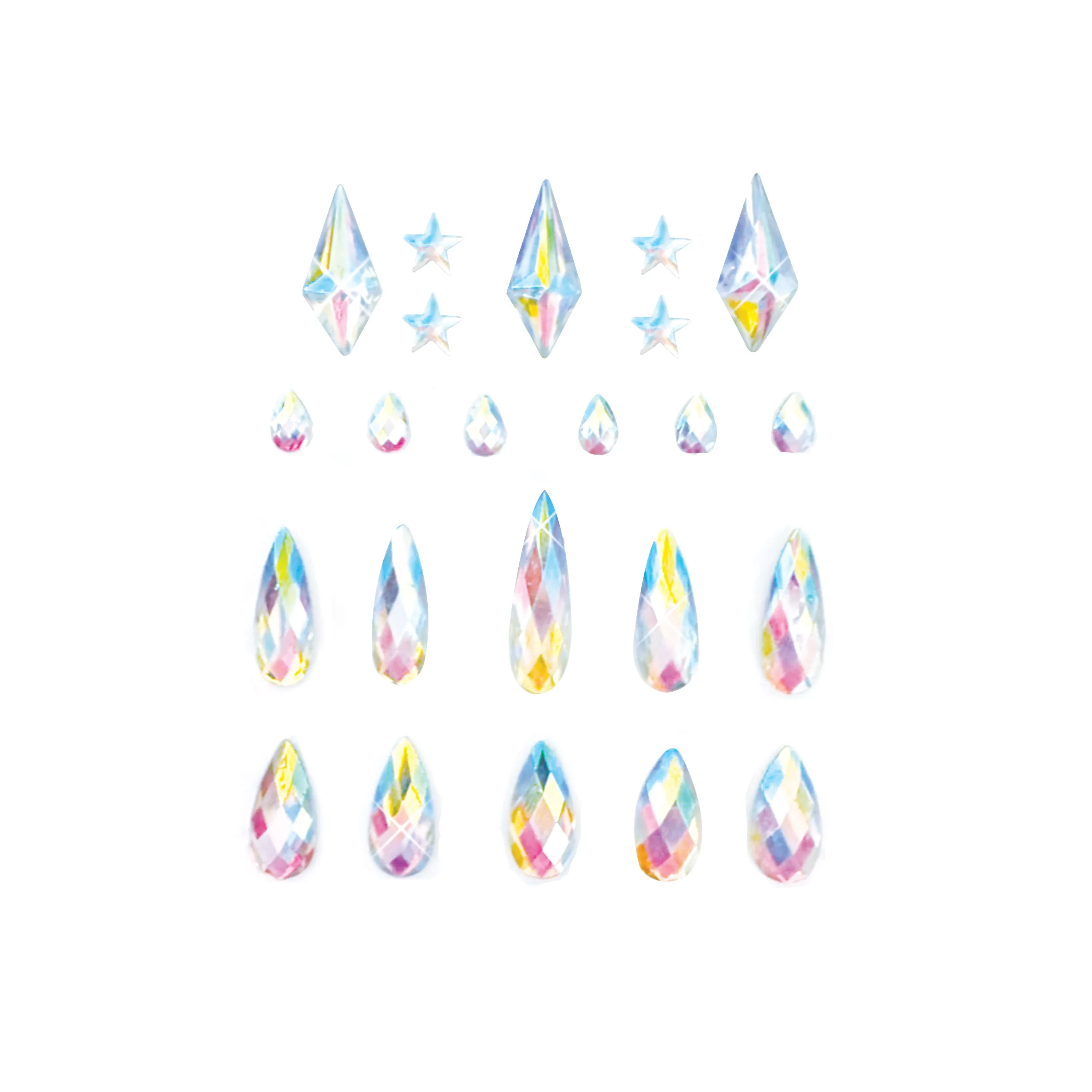 Star Studded Crystal Face and Body Jewels
