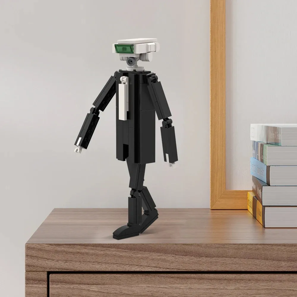 The Traffic Light Man & Mini Cameraman Building Blocks Toy from Video:Skibidi Toilet,DIY Toys for Children‘s Gifts
