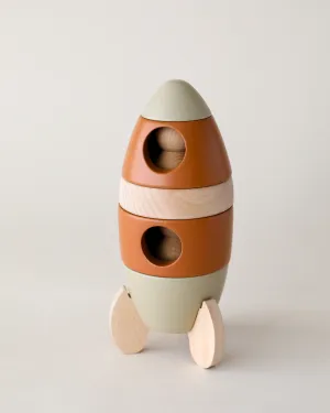 Wooden Stacking Rocket